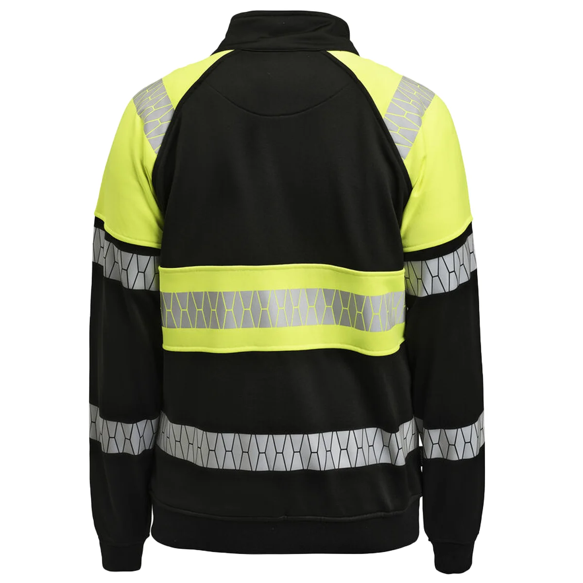 Sweatshirt hel-zip varsel - Bild 3