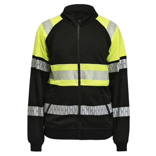 Sweatshirt hel-zip varsel