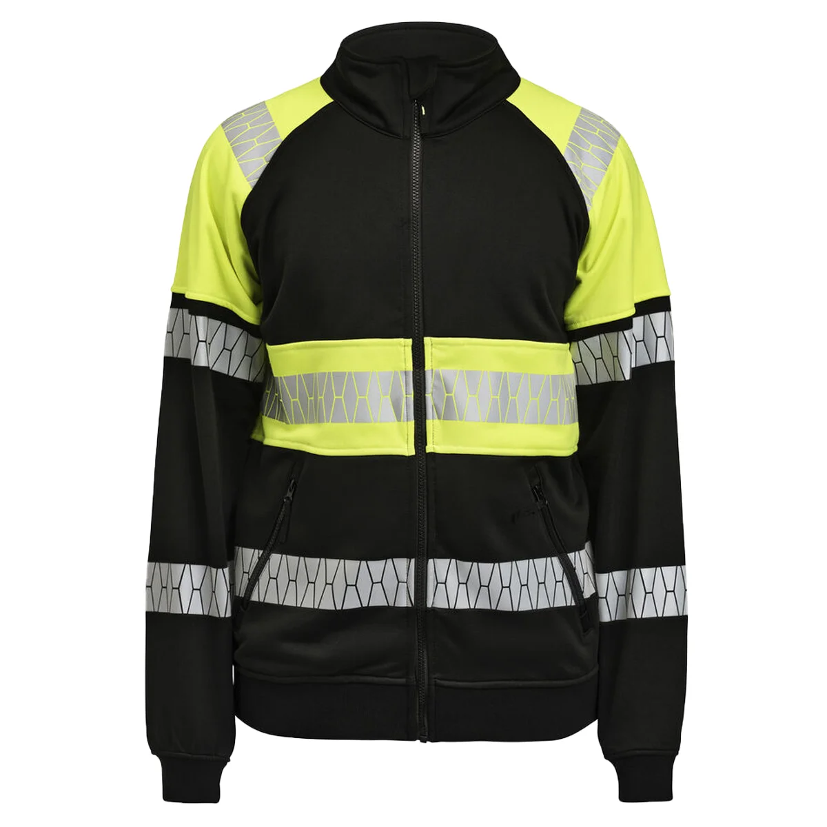 Sweatshirt hel-zip varsel