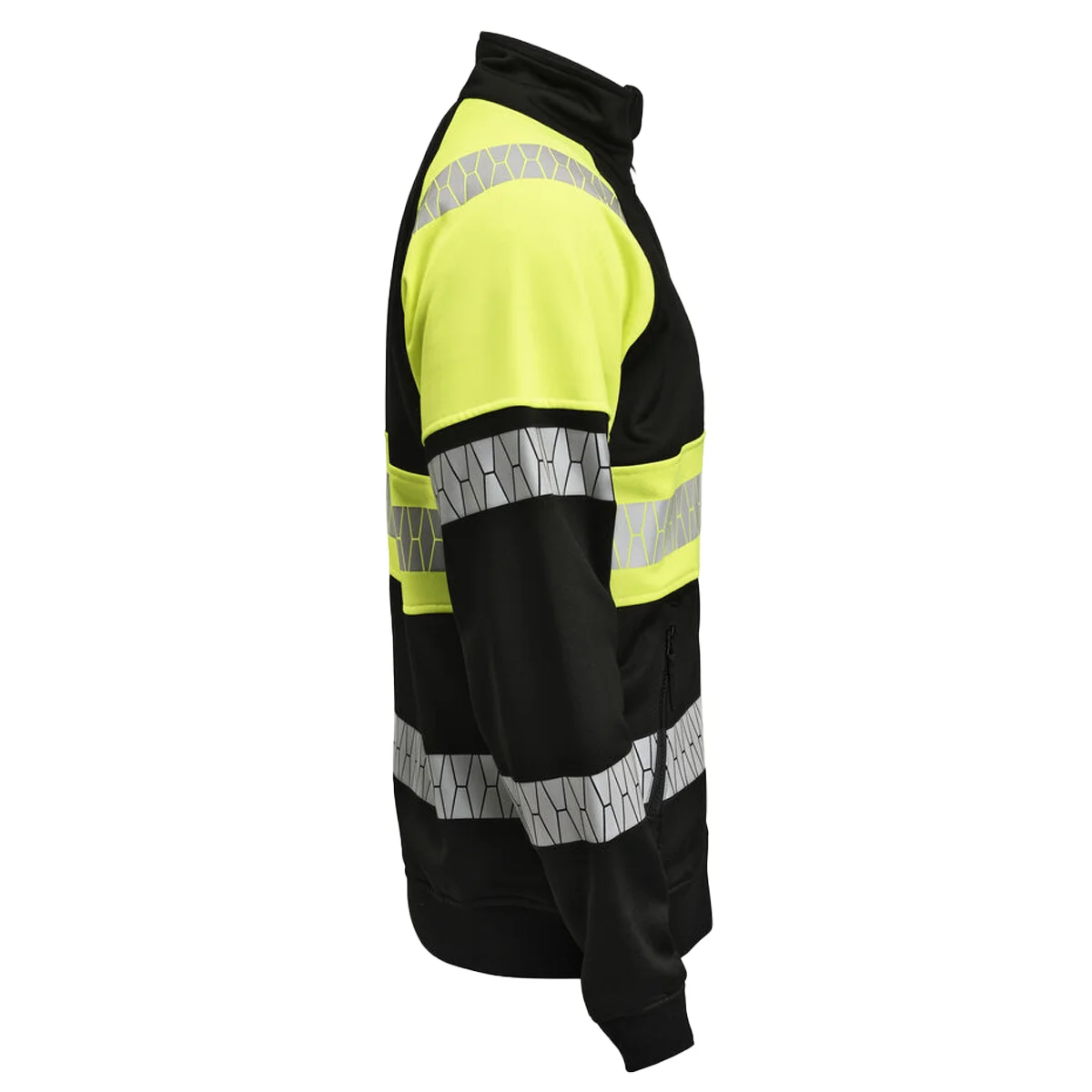 Sweatshirt hel-zip varsel - Bild 2